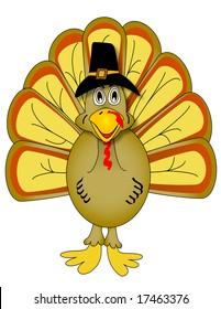 Vector Thanksgiving Turkey