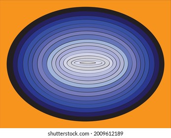 Un vector que cambia de color de oscuro a bajo en formas redondeadas
