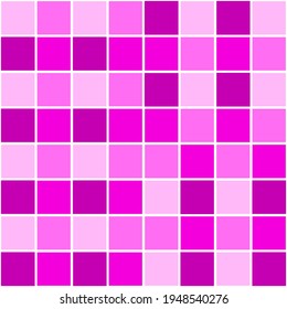 Vector that combines pink squares to form a grid.