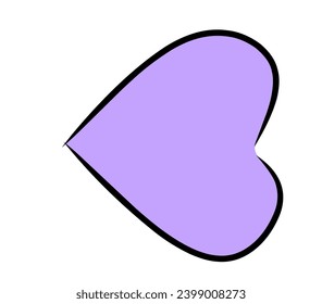 Vector que forma el amor con colores atractivos