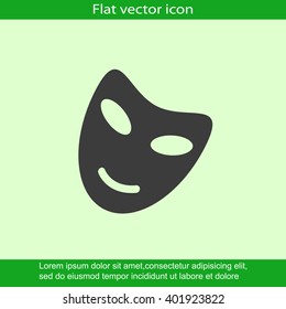 Vector theatrical mask icon