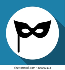 Vector theatrical masks icon