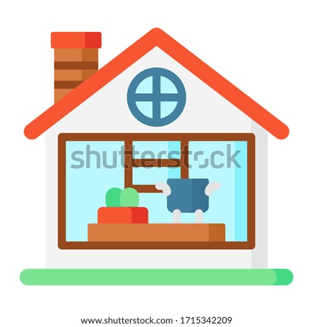 vector with the theme of stay at home