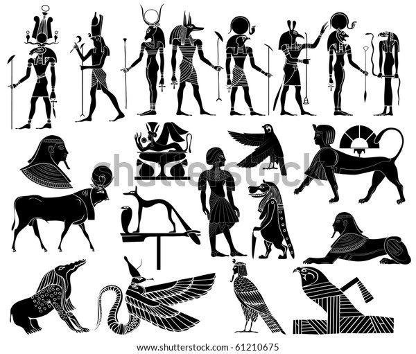 ベクター画像 古代エジプトのテーマ のベクター画像素材 ロイヤリティフリー