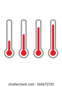 Vector Thermometer Set