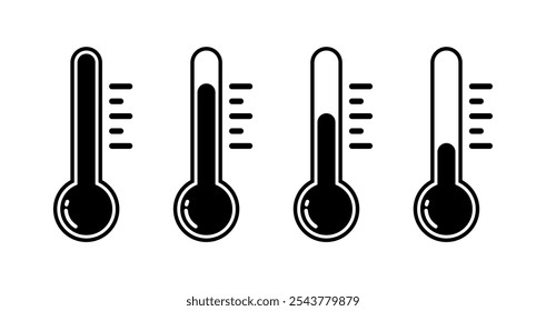 vector of a thermometer. temperature, symbol, illustration, icon