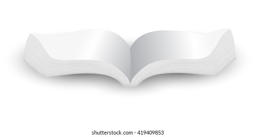 Vector thick paper  notebook