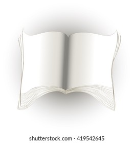 Vector thick paper  notebook