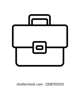 vector thin line bag icon