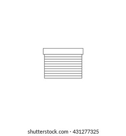 Vector Thin Line Box