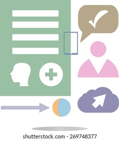 vector thin line icon with flat design element of business chart, success corporation stats, corporate data, market analysis, pie graph, development prospects. Modern style logo vector concept