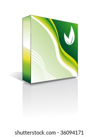 VECTOR Tres Dimentificantes Caja de Software para Empresas - Serie Verde para el Medio Ambiente