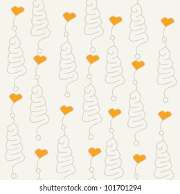 Vector three seamless pattern