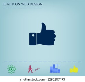 Vector thumb up icon