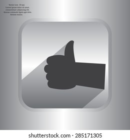 Vector thumb up icon