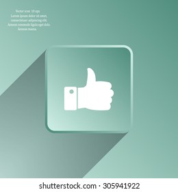 Vector thumb up icon