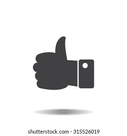 Vector thumb up icon