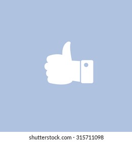 Vector thumb up icon