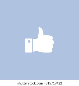 Vector thumb up icon