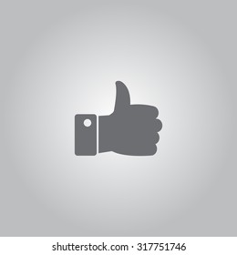 Vector thumb up icon