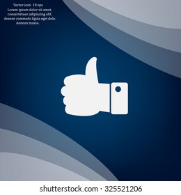 Vector thumb up icon