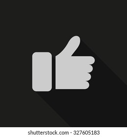 Vector thumb up icon