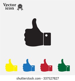 Vector thumb up icon