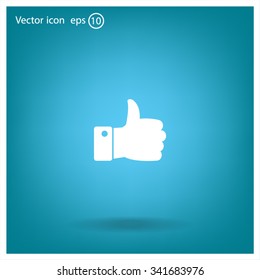 Vector thumb up icon
