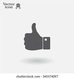 Vector thumb up icon