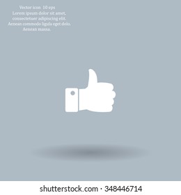 Vector thumb up icon
