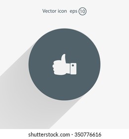 Vector thumb up icon