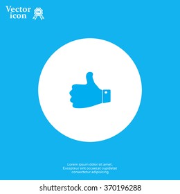 Vector thumb up icon
