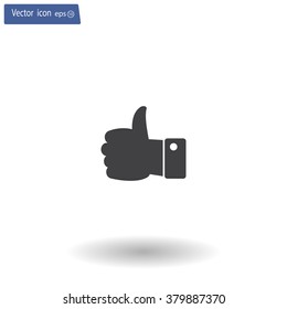 Vector thumb up icon