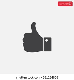 Vector thumb up icon