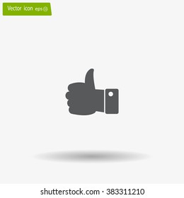 Vector thumb up icon