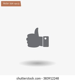 Vector thumb up icon