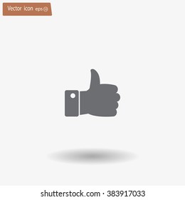 Vector thumb up icon