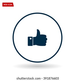 Vector thumb up icon