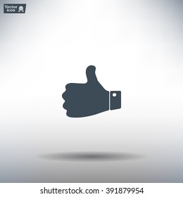 Vector thumb up icon
