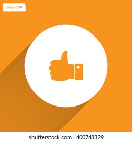 Vector thumb up icon