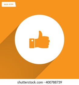 Vector thumb up icon