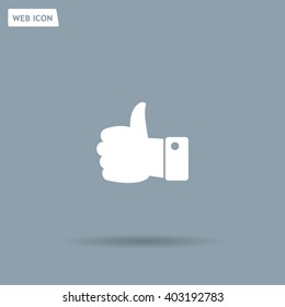 Vector thumb up icon