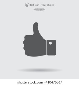 Vector thumb up icon