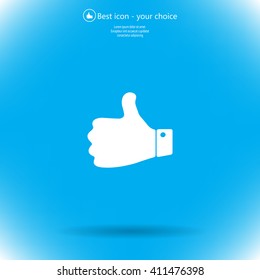 Vector thumb up icon
