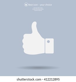 Vector thumb up icon