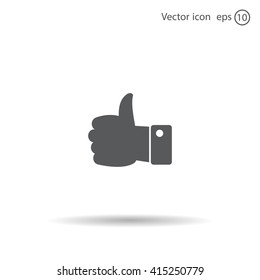 Vector thumb up icon