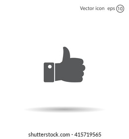 Vector thumb up icon