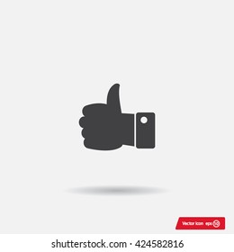 Vector thumb up icon