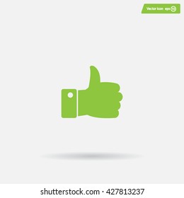 Vector thumb up icon