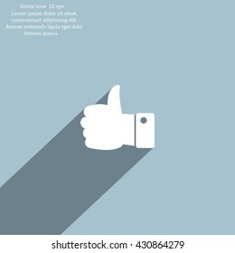 Vector thumb up icon